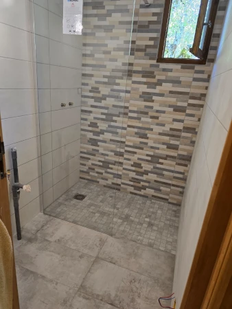 pose d'une douche à l'italienne