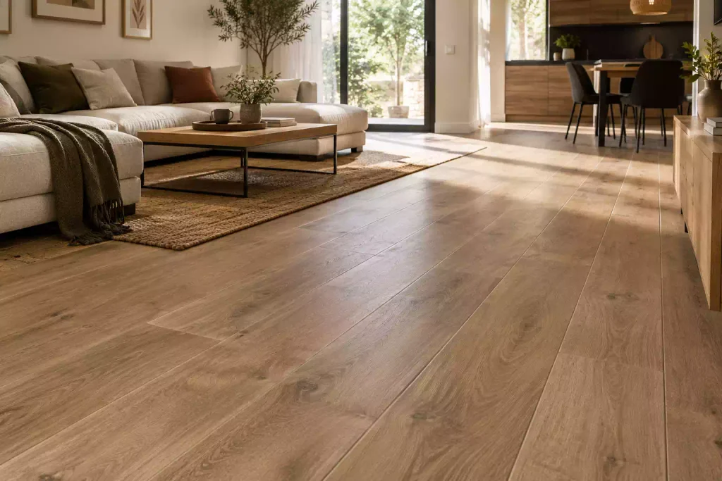 carrelage imitation parquet salon